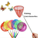Butterfly Fishing Catching Net Children Catch Extendable Rod Net Telescopic J2I0