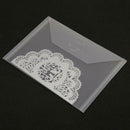 10pcs Transparent PP File Bag Stamp Collect Case Scrapbooking Storage Pouch