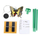 Solar Powered 3pcs Dancing Flying Butterfly with Stick For Garden Yard Plan