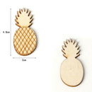 Decor Props 10PCS Handmade Scene Ornament DIY Decor Home Wooden Pineapple