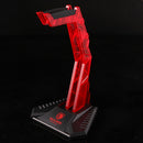 Universal Acrylic Earphone Headset Holder Hanger Red Headphone Display Stand