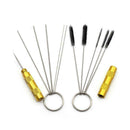 11Pcs Cleaner Practical Cleaning Kit Assorted Airbrush Nozzle Brush Durable V3Y9