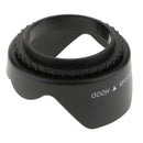 49mm Reversible Tulip Flower Crown Petal Shaped Lens Hood Provides Protection