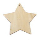 25x Wooden Slices Wood Pieces Cutouts Blank Star Shape Unfinished Embellishment