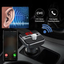 Wireless Bluetooth 4.2 Car Kit FM Transmitter Radio MP3 Player USB Charger GFF