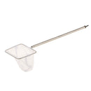 2 Section Telescopic Stainless Steel Folding Fish Landing Net Extending Pole