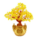 Crystal Money Tree Bonsai Feng Shui Bring Wealth Lucky Home Ornament 7inch