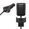 Car Back Clip QC3.0 Four USB Port Car Extension Cable Fast Charger