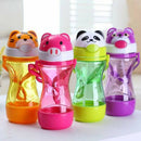1Pc Cute baby kids straw cup drink water juice cup bottles children gift OZ