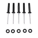 20pcs kayak canoe grip rivet deep water long grip tri-fold bulb mounting rivet3c