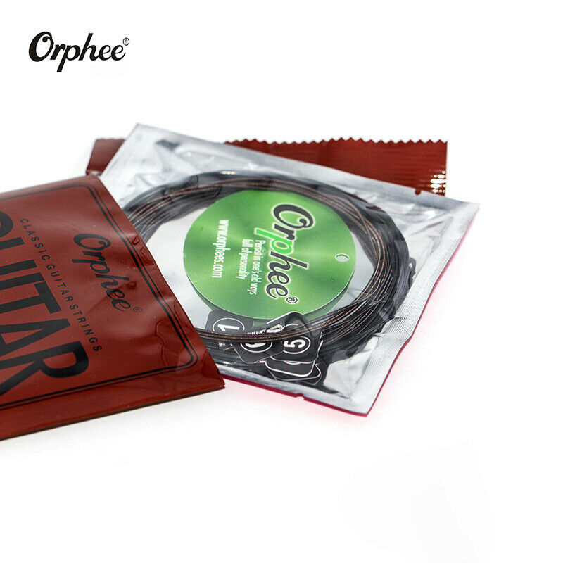 Orphee 6pcs/set NX35-C Full Set Black Nylon Classical Guitar Strings Hard T