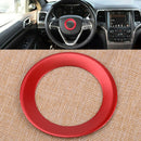 Aluminum Steering Wheel Center Cover Trim-Red fit for Jeep Grand Cherokee Hf
