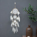 Lace Dream Catcher Feathers Wind Bells Handmade Wall Hanging Wedding Party Decor