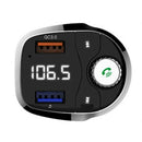 5V/3A A2Dp Fm Transmitter Mp3 Player Lcd Display Car Dual Usb Charger Adapt Z3H6