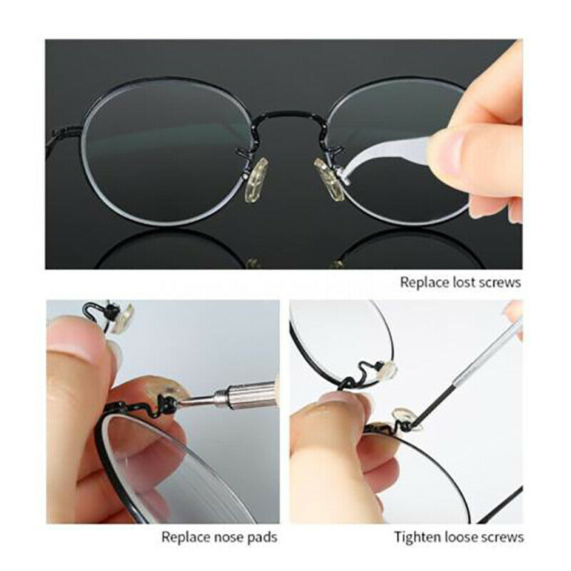 Eyeglass Repair Kit,Eyeglasses Sunglasses Repair Kit With 1100 Pcs Glasses HFV