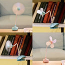 Portable Mini USB Rechargeable Touch Swith Electric Fan Desk Clip Air Cooler New