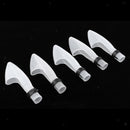 5Pcs Fishing Rod Cap Sea Rod Tip Protector Rod Pole Head Cover Sleeves 4#