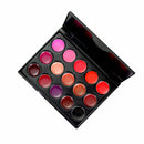 Beauty 15 Colors Matte Lip Gloss Lipstick Cosmetic Makeup Palette Set