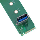 M.2 NGFF to PCI-E Channel USB3.0 Port Adapter Riser Card Mining Card Kit A