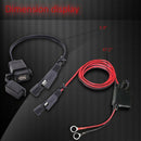 360 Degree Rotating Mounting Holder For SAE To USB Cable Adapter Charger Qu