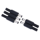5Pcs 5.5x2.1mm male DC In-Line plug socket jack connector adapteME