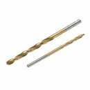50pcs Titanium Coating High Speed Steel Drill Bit Set Tool 1/1.5/2/2.5/3mm Hot