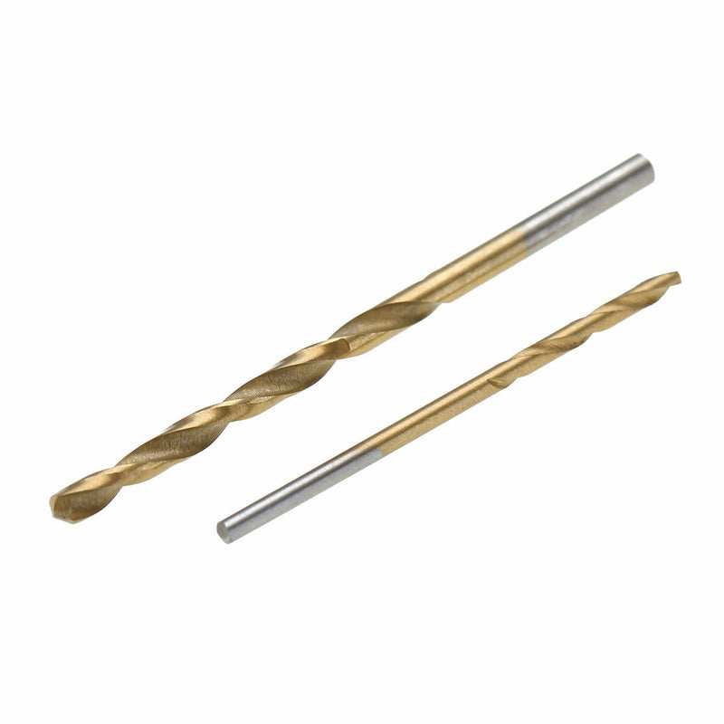 50pcs Titanium Coating High Speed Steel Drill Bit Set Tool 1/1.5/2/2.5/3mm Hot
