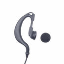 2 Pin G Shape Ear Piece PTT With Microphone For  2-Way Radio NEW