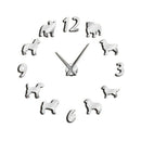 Different Dog Breeds Large Wall Clock Dog Lovers Pet Owners Home Decor Gian