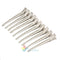 10pcs Modish Flat Metal Single Prong Alligator Hair Clips Barrette for Bows DIY