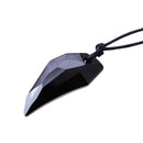 Men's Wolf's Tooth Necklace Crystal Natural Stone Pendants Women's Jewelry Gifts