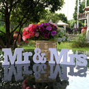 Wedding Sign Mr & Mrs Letters White Wooden Letters Birthday Party DecorationsHot