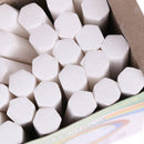 48Pcs/Box Dustless White Chalk Drawing Chalk Playground Pavement Education Ch Gw