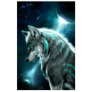 5D Moonlit Night Wolf Diamond Painting Embroidery DIY Cross Stitch Decor