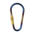 Camping Carabiner Clip Titanium Spring Loaded Gate Mini Lock Hook Snap Link