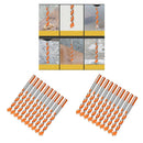 20 Pcs Twist Drill Bits for Ceramic Tile Marble Glass Drilling,6mm and 8mm