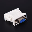 portable top dual link connector DVI-I male analog 24+5 To VGA female adapter MO