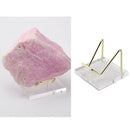 Acrylic Display Easel Holder for Mineral Fossil Rocks Quartz Platter Medals