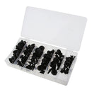 80 Piece Nylon Trim Panel Bumper Shield Retainer Fastener Rivet for M7/ M8