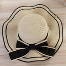 Womens Fashionable Big Bowk Straw Hat Floppy Foldable Roll Up Uv Protect R2O9