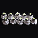 10XIce Blue T4.2 Neo Wedge 1-SMD LED Cluster Instrument Dash Climate Bulbs Light