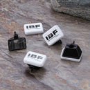 4pcs RC Car LED Light Cover Lampshade for 1:10 Tamiya HSP (Square White)