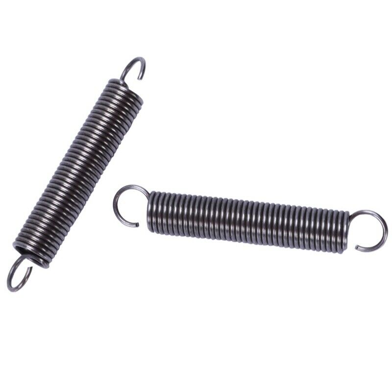 1.2mmx10x65mm Metal Dual Hook Tension Spring 4pcs Z4E2