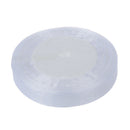 5/8 Inch 50 Yard Organza Ribbon - White 01