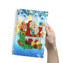 DIY Santa Claus Special Shaped Diamond Painting 50 Page A5 Notebook Notepad