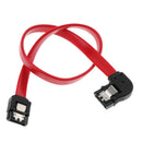SATA 3 III Data Cable High  6Gbps 90 Degree Locking Clips 12''