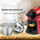 Stainless Steel Coffee Capsule Cup Refillable Filter Basket Pod for Nescafe A