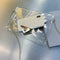 WomenTransparent PVC Envelope Messenger Bags Crossbody Clutch Totes (Clear) A
