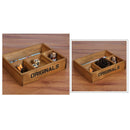 Classical Style Wood Crafts Storage Holder Desktop Wooden Container Storage O4C2