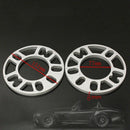2Pcs Aluminum Alloy 4 And 5 Lug 8Mm Thickness Wheel Spacer Gasket For Unive